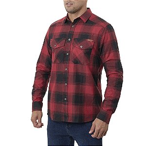 CAMISA LUMBERJACK TEXAS - VERMELHA