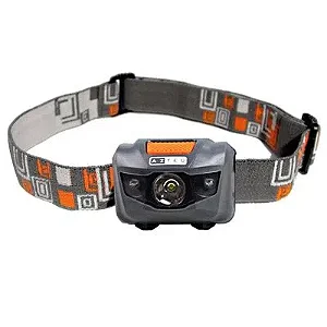 Lanterna de cabeça Azteq Katori para trekking, mountain bike, camping e ciclismo
