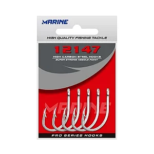 Anzol Marine Sports 12147 Nickel  6/0 - Pacotes com 30 unidades