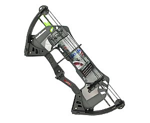 Arco Composto Man Kung 19-25 Libras Mk-cbk1 Preto