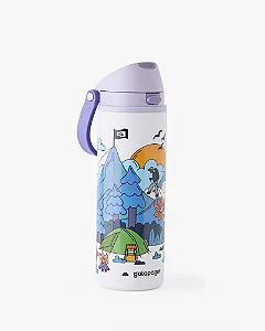 Garrafa Duo Flow Estampada Evolution 710ml - Roxo