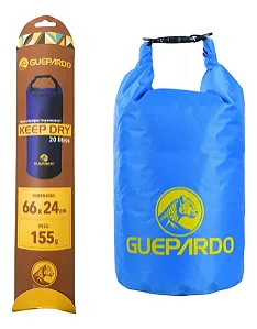 Saco Estanque Keep Dry 20 Litros Guepardo Azul