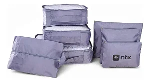 Kit Organizador Para Mala 7 Peças Tamanhos Variados - Ntk