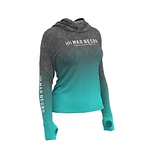 Camiseta Feminina X Protection Sublimada Mar Negro