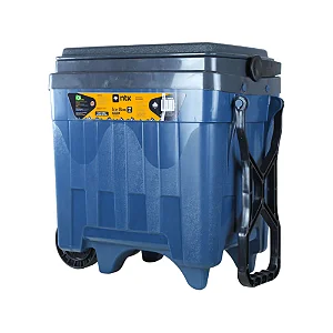 Caixa Térmica Ice Box Cooler de 34 Litros Com Rodas NTK Capacidade de 46 Latas