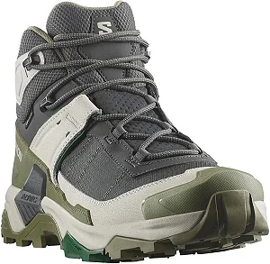 Bota Salomon X Ultra 5 Mid GTX Masculina Asphal/Aloe/Eden