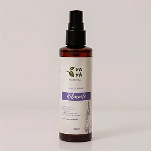Óleo Corporal Natural Relaxante (Banho e Massagem) com óleos essenciais - 100% vegetal