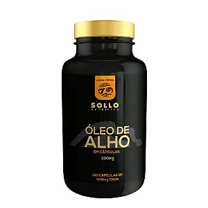 Oleo de Alho 500mg (Imunidade, saúde do coração, pressão alta, antioxidante) - 120 Capsulas