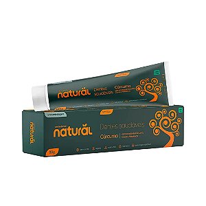 Creme dental Natural com Extratos de Cúrcuma, Cravo e Melaleuca 80g