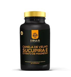 Canela de Velho, Sucupira e Citrato de Magnésio -(Alívio de Dores: artrite, artrose, articulações, reumatismo e tendinite) - 60 Capsulas
