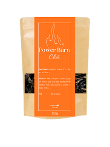 Chá Termogênico "Power Burn" com laranja moro - 100G (Acelera metabolismo, queima gordura)