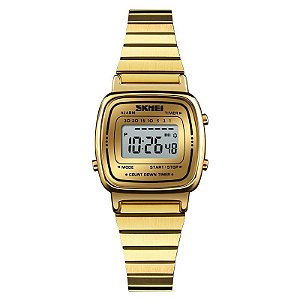 Relógio Digital Skmei Fashion Feminino Aço Inoxidável 1252