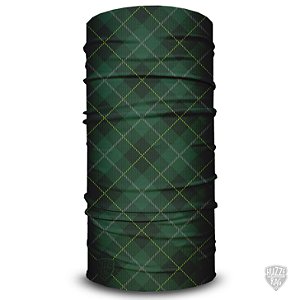 Bandana Tube Neck Huzze-Rag Xadrez Verde