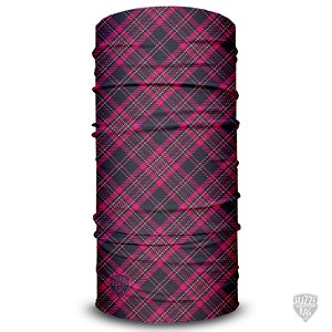 Bandana Tube Neck Huzze-Rag Xadrez Rosa