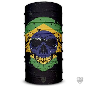 Bandana Tube Neck Huzze-Rag Crânio Brasil