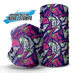 Bandana Tube Neck Huzze-Rag Fit - Feitas Sem Costura + Proteção Solar Uv