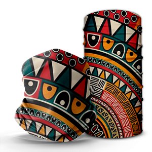 Bandana Tube Neck Huzze-Rag Dandara - Feitas Sem Costura + Proteção Solar Uv