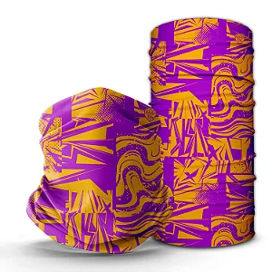 Bandana Tube Neck Huzze-Rag Pôr do Sol - Feitas Sem Costura + Proteção Solar Uv