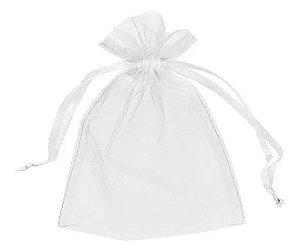 Saquinhos de Organza 9X12 cm Branco