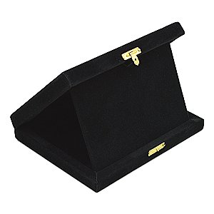 Estojo Para Placa De Homenagem Formatura - 17 x 13 cm Veludo - Com Trinco