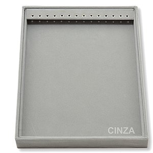 Bandeja Grande 37 x 27 x 3 cm - Com ilhós para Corrente - Veludo Sem Capa - Atacado
