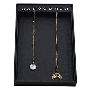 Bandeja Media 30 x 20 x 3 cm - Para Corrente em Corino