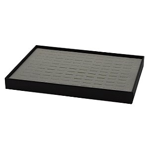 Bandeja Para Anel Corte H - 37 x 27 x 3cm - Corino Interno em Veludo