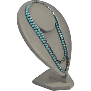 Expositor Busto para Corrente Colar 17,5 x 21 cm Veludo A56