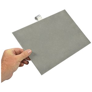 Tampa de Madeira revestida em veludo para bandejas 30 x 20 cm