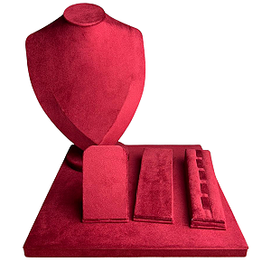 Kit Profissional com 5 Peças – Linha Bordo| Eleve o Padrão da sua Exposição