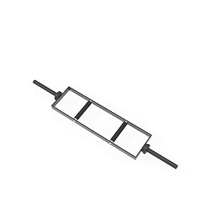 Barra H romana Maciça Cromada C/ Presilhas