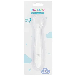 COLHER DE SILICONE UNISSEX PIMPOLHO BRANCA