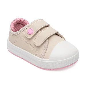 120334 TENIS STAR KIDS STAR COMFORT PIMPOLHO BEGE