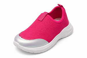 22548 TENIS JOGGING FLEX KIDS / TENIS JOGGING FLEX KIDS/PINK/PRATA