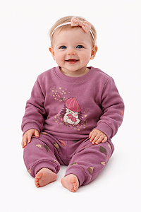211677 CONJUNTO FEMININO INFANTIL (GR PB/GB)