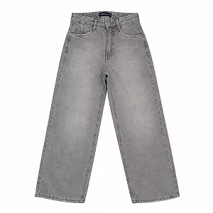 3677 CALÇA WIDLEG CINZA