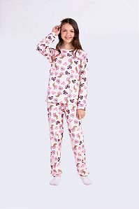 8826B PIJAMA FEMININO EM MALHA MICROFIBRA PREMINUM PELUCIADA SUBLIMADA