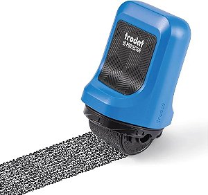 Carimbo Rolo Protetor De Dados E Identidade Trodat Azul