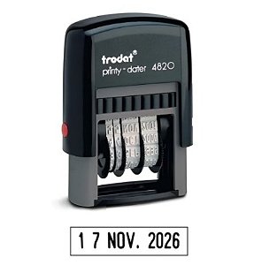 Carimbo Trodat Printy Dater - 4820 - Preto