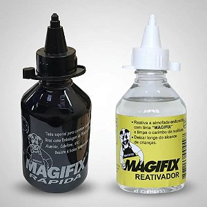 Tinta de secagém Rapida + Reativador Magifix 120 ml