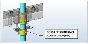 PORCA DE SEGURANÇA DO FUSO AC02 (AC02-D-D0220)