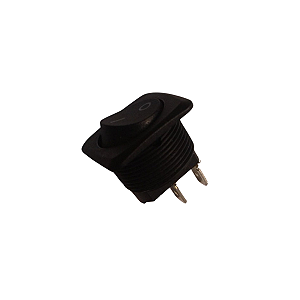 CHAVE GANGORRA ON/OFF KCD1-108-101 PRETA 10A C/ PORCA (SOLDA