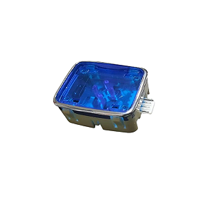 CORPO BOTÃO AK25 BLUE LED - 24 VDC