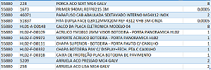 55880 - HL02-F-D7913-BOTOEIRA DE PAVIM. COM DISPLAY - AK25 com rasgo para chave pacri