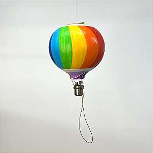 Balão em cabaça faixas colorido | G | Bahia