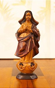 Nossa Senhora Da Conceição em madeira 20 cm │Mestre  Dunga │Ceará