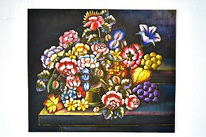 Quadro P. Sandee | Vasos com Flores | 50x60