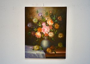 Quadro Edward | Vaso de Flores | 50x40