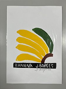 Xilogravura Banana | J. Borges | Pernambuco