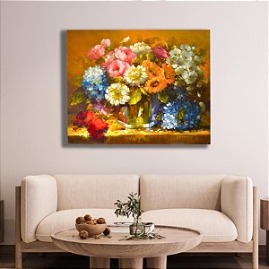 Quadro Davi | Vaso com Flores | 80x100